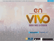 Tablet Screenshot of envivoradio.com